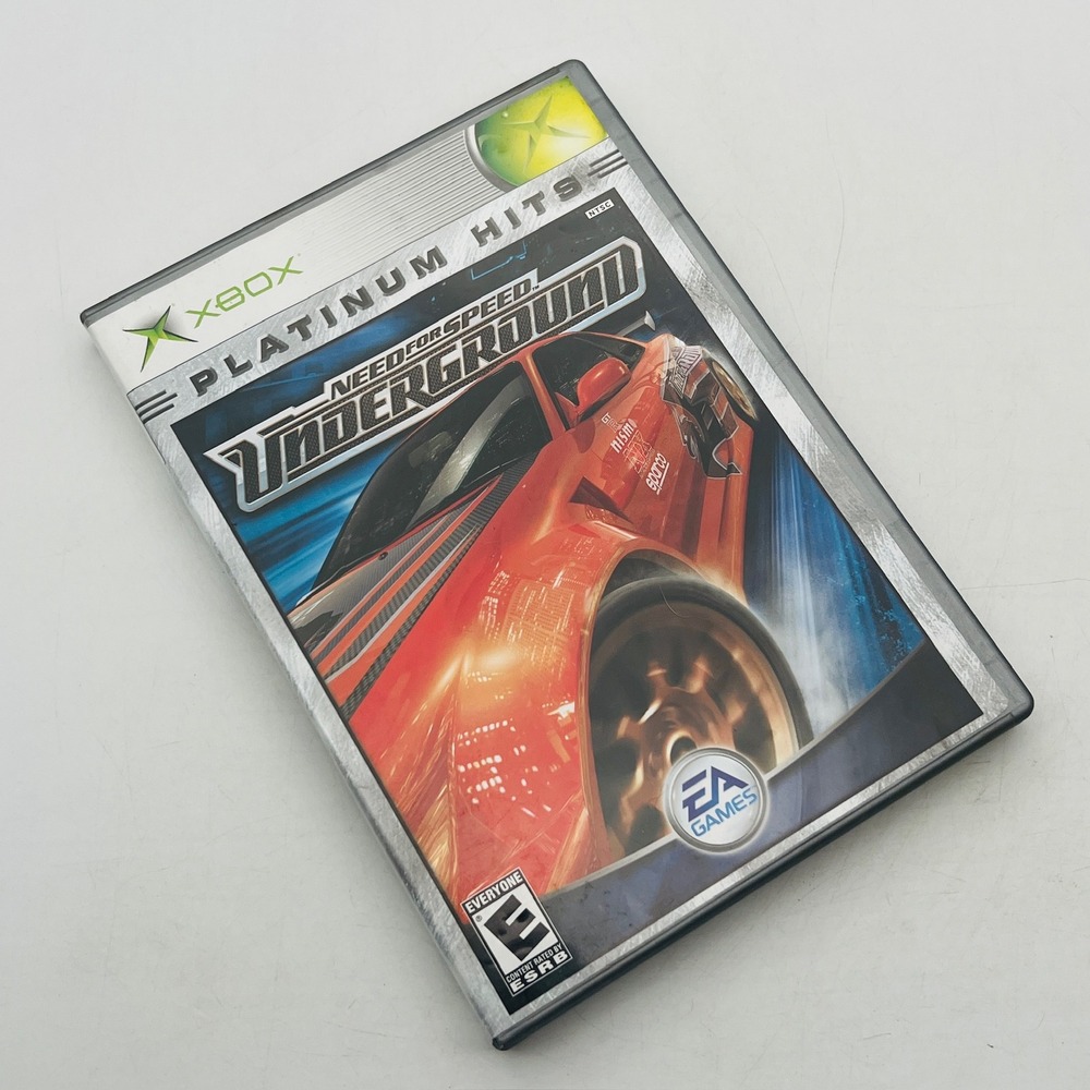 Need for Speed Underground Xbox Platinum Hits EA Games Racing Original Complete